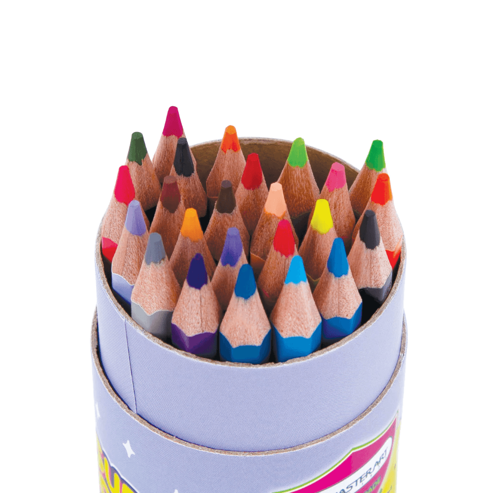 สีไม้แคร์แบร์ MASTER ART รุ่นซุปเปอร์ไบรท์ 24 สี (คละลาย)_2